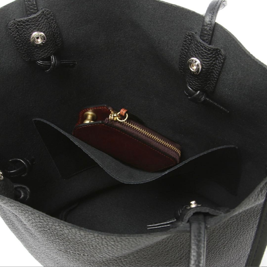 SLOW&CO shrink series ユーティリティトートバッグ S 黒