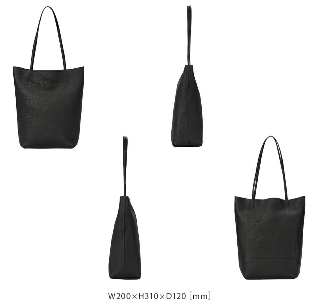 SLOW&CO shrink series ユーティリティトートバッグ S 黒