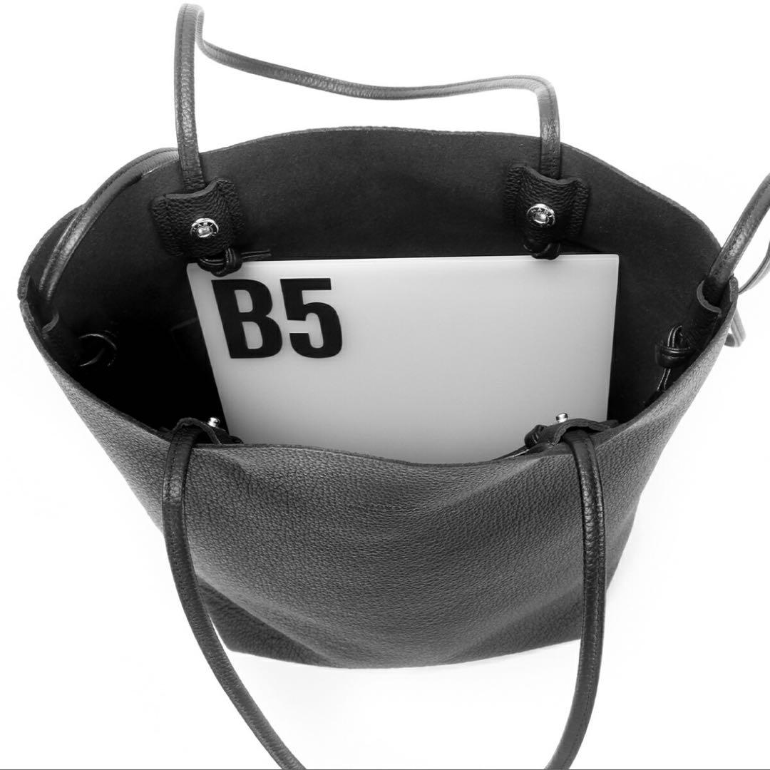 SLOW&CO shrink series ユーティリティトートバッグ S 黒