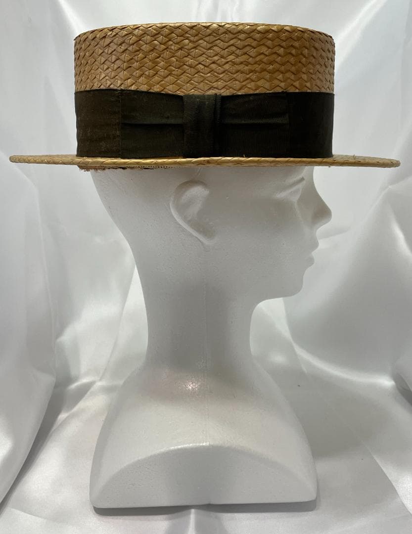 ◆《カンカン帽子/ヴィンテージ》 ベージュ ⑤◆