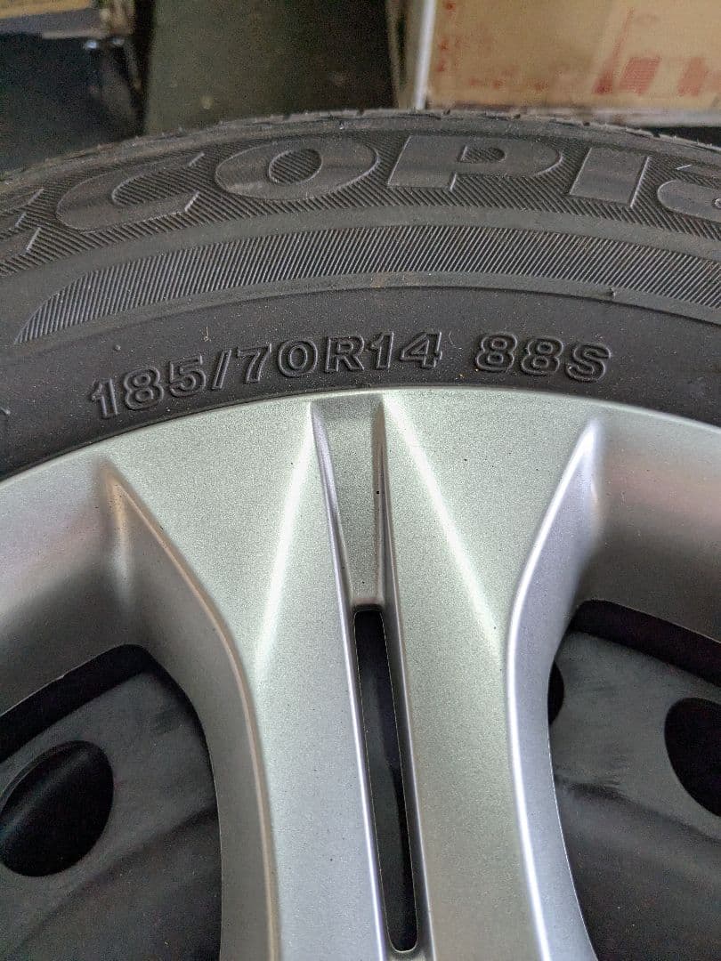 日産ノートE12 純正ホイール　ブリヂストン　エコピア　タイヤ　4本セット