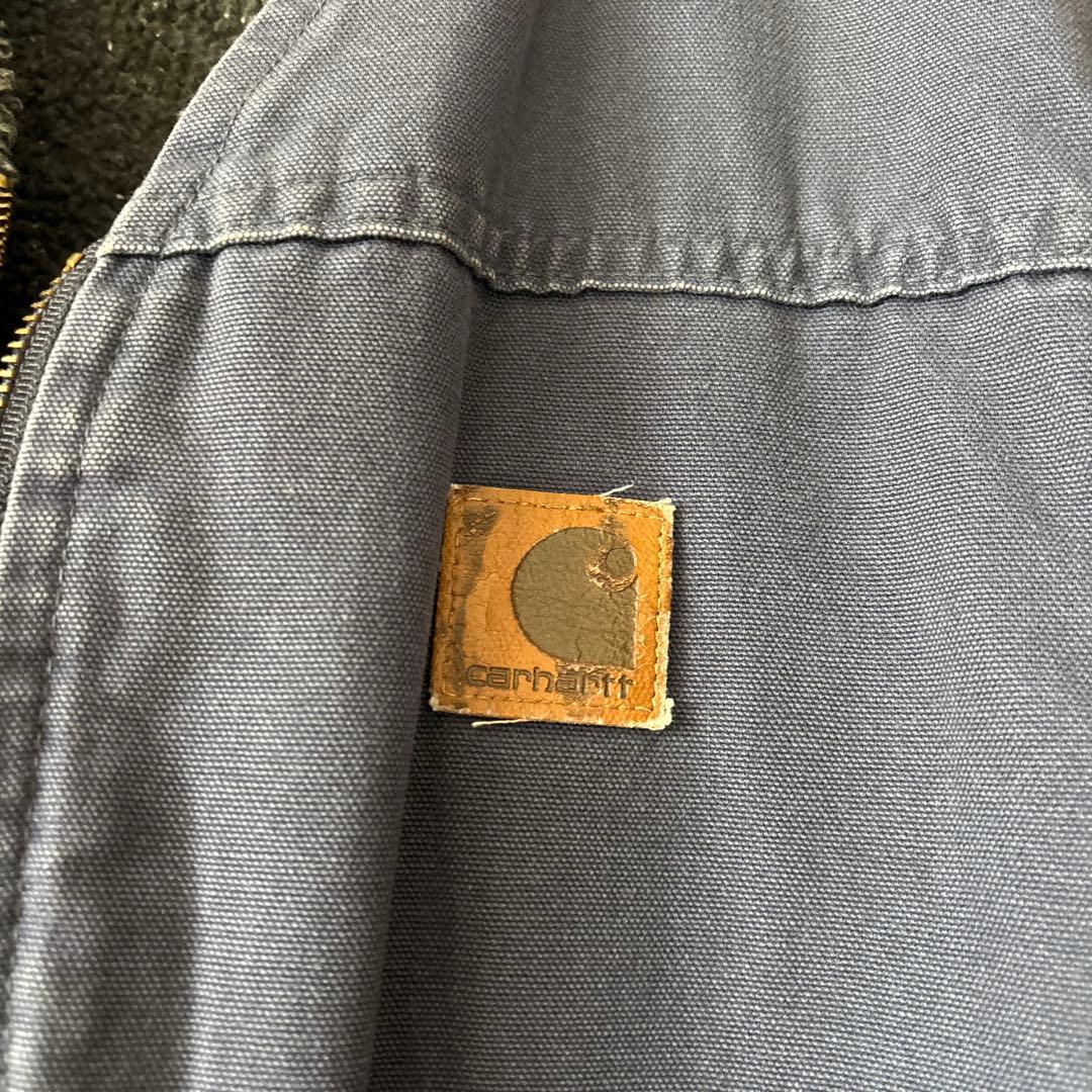 古着 カーハート Carhartt ダックベスト メンズXXL相当 ネイビー