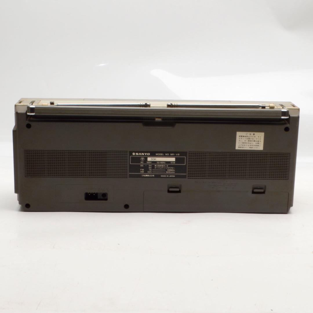 は*ん様 レトロ★SANYO　MR-V8　ラジカセ　三洋　ラジオ確認　ジャンク