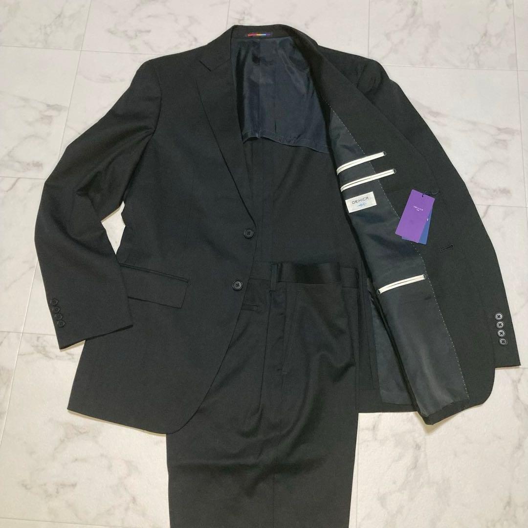新品タグ付き！オリヒカ スーツ セットアップ 黒 ブラックフォーマル