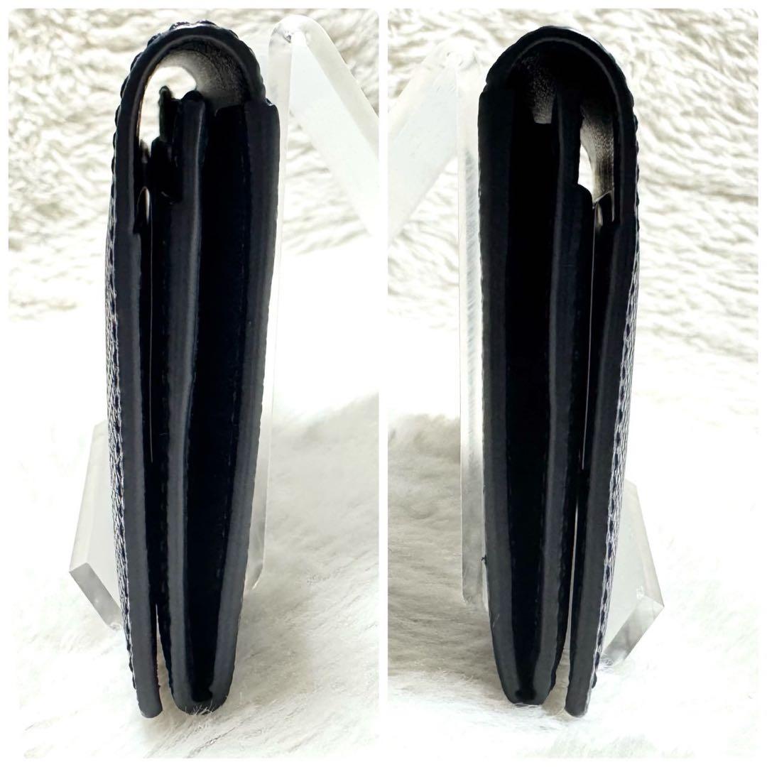 箱付 極美品✨ PELLE MORBIDA カードケース 名刺入れ ネイビー