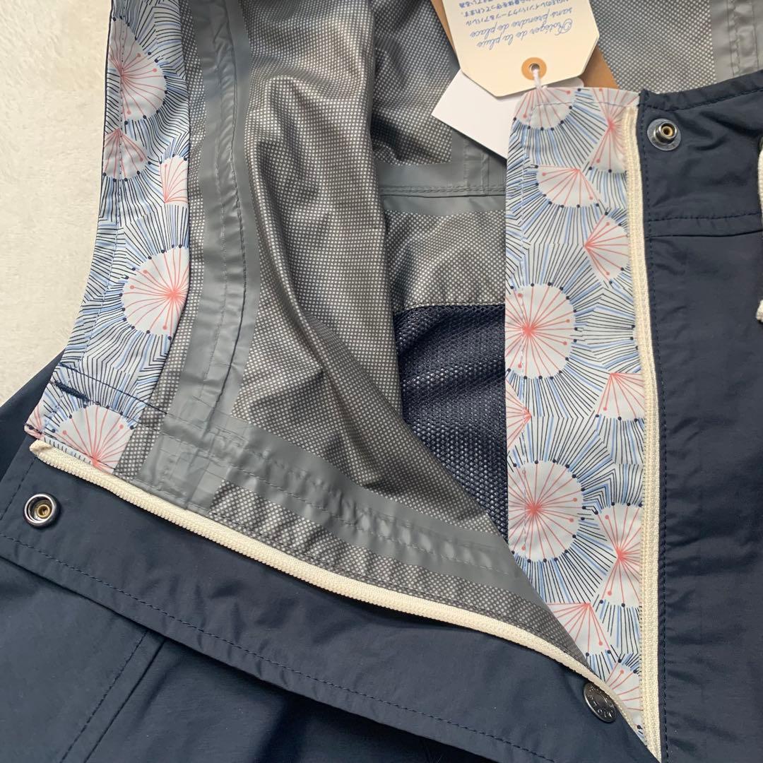 めんめん　定価2.5万　AIGLE エーグル　ポンチョ　ネイビー