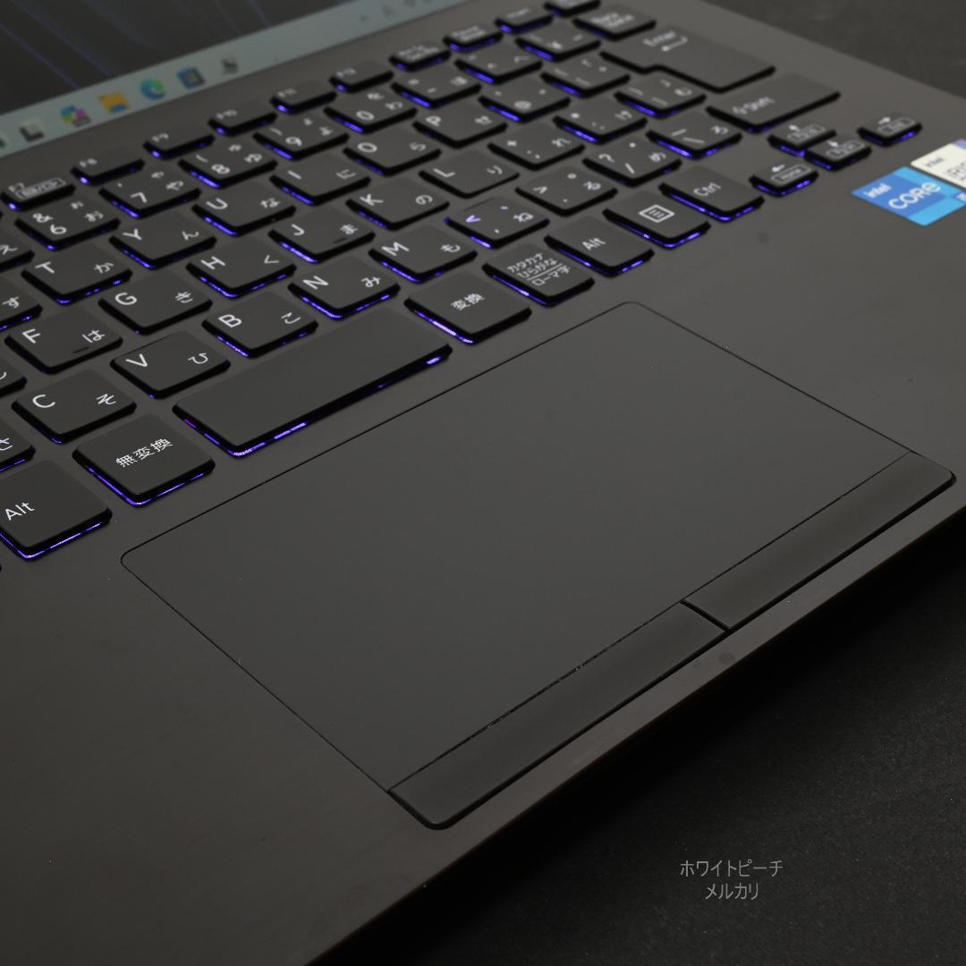 美品Vaio pro PK 11世代 i5 16G 512G 紫に光るキーボード