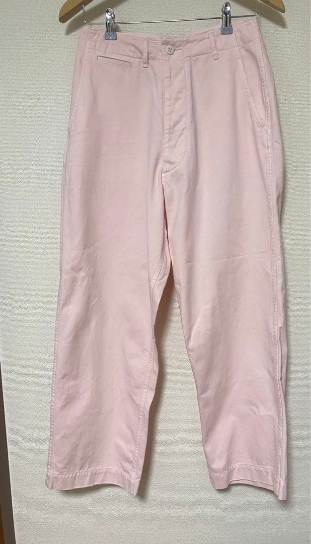 スピックアンドスパン　ピンク　チノパンツ　2024SS 春夏