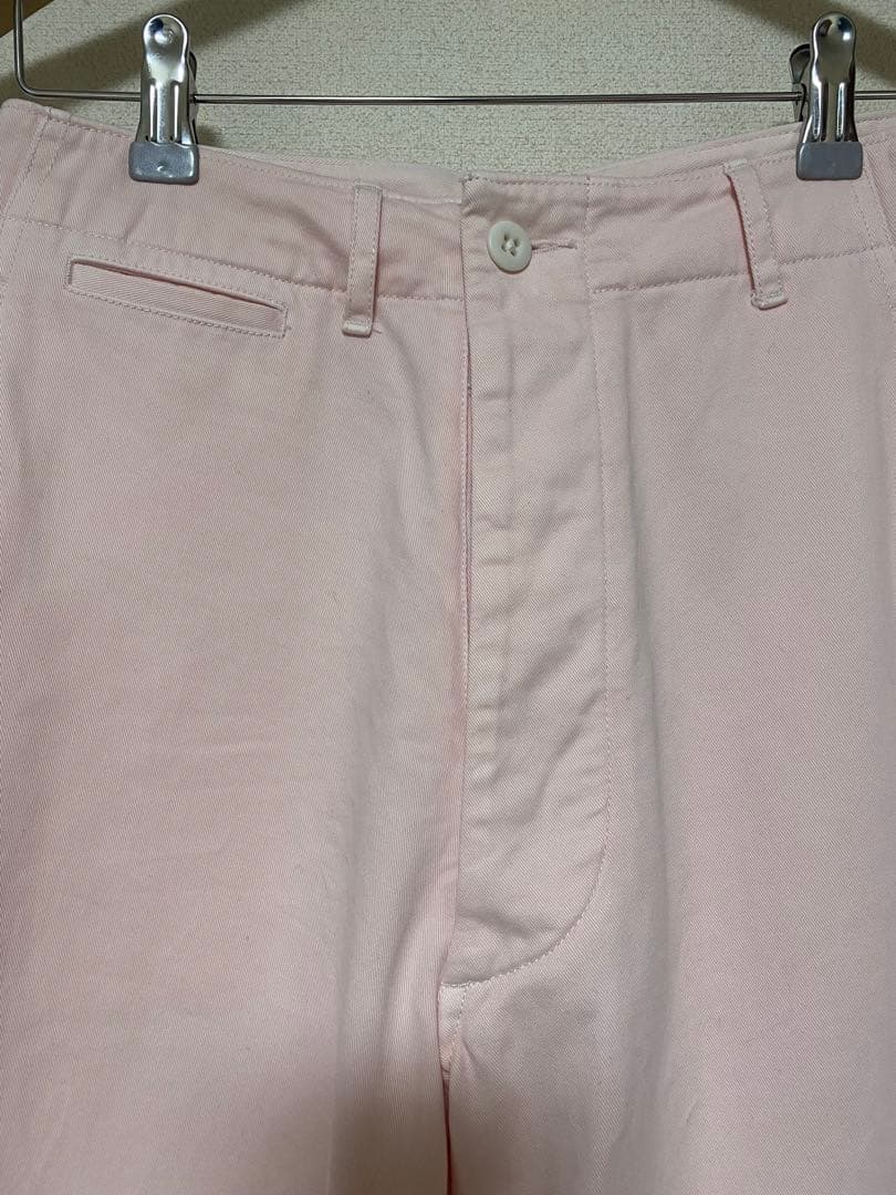 スピックアンドスパン　ピンク　チノパンツ　2024SS 春夏