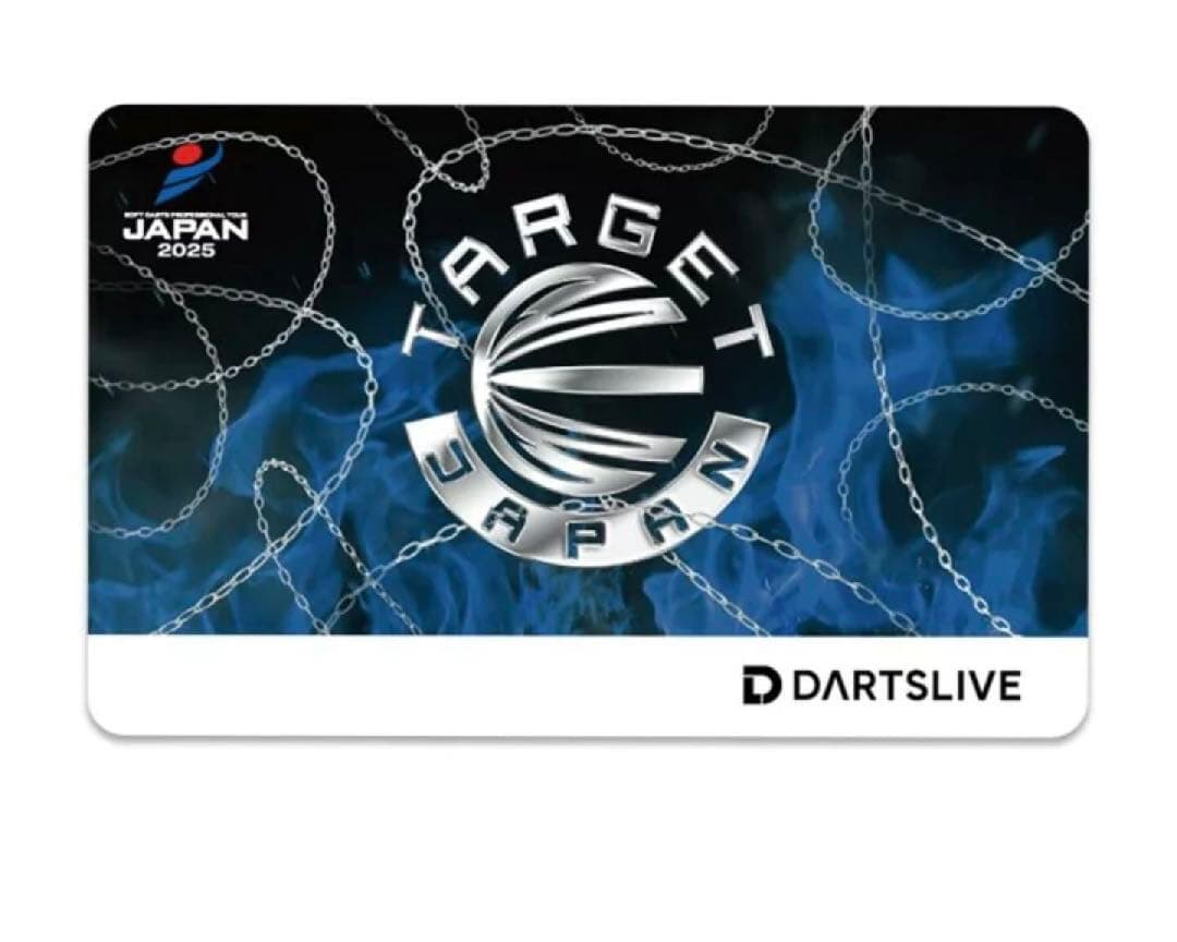 DARTSLIVE TARGET JAPAN オフィシャルスポンサーカード