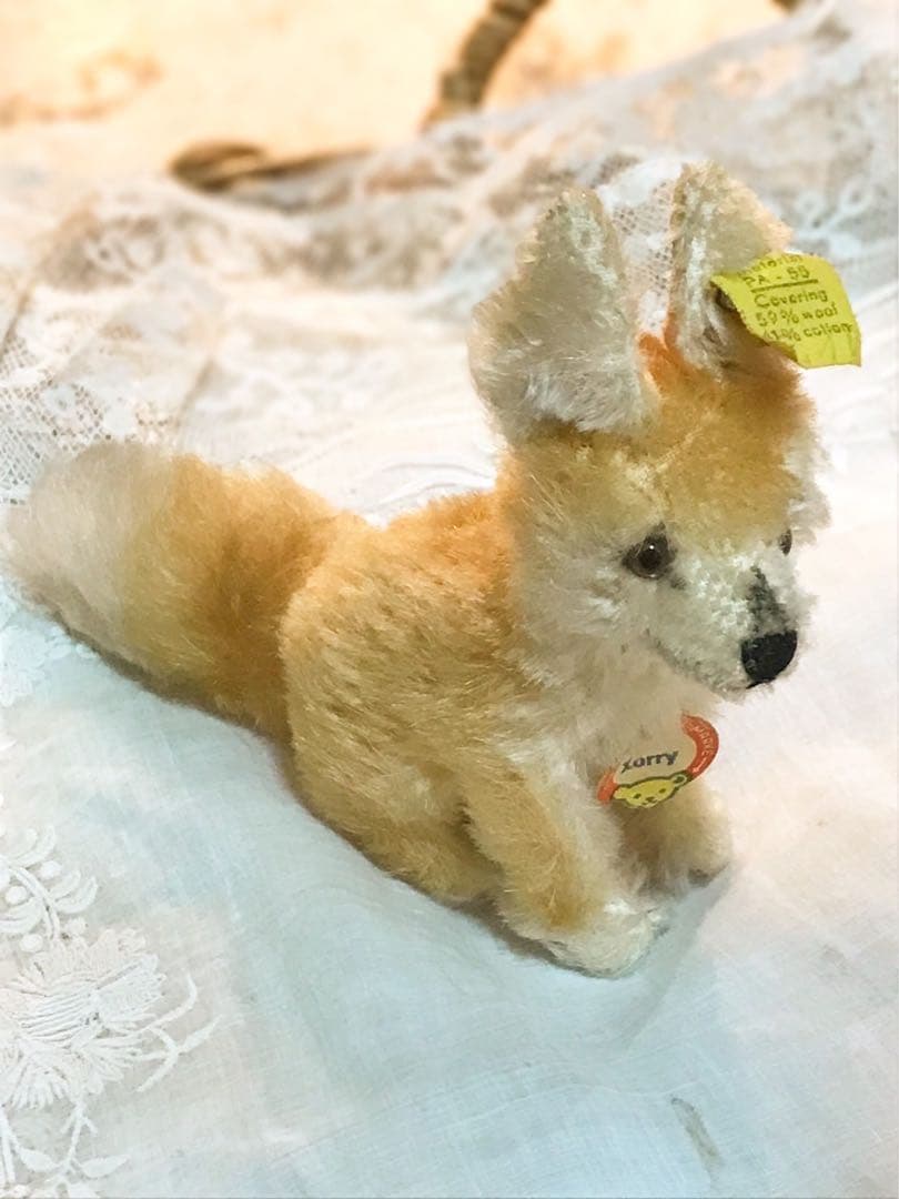 アンティーク　シュタイフ社 きつねのXorry All IDs