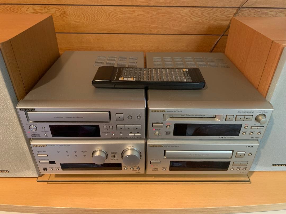 【送料無料】ONKYO INTEC 205 コンポ（専用ラック付き）