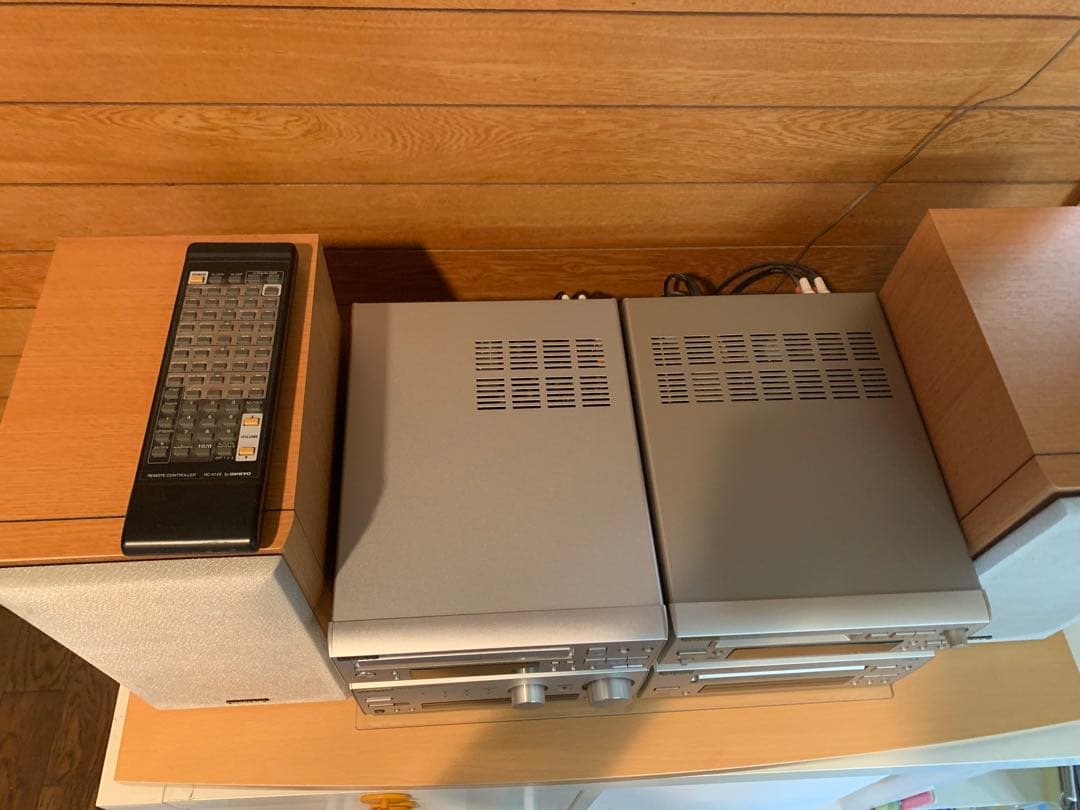 【送料無料】ONKYO INTEC 205 コンポ（専用ラック付き）