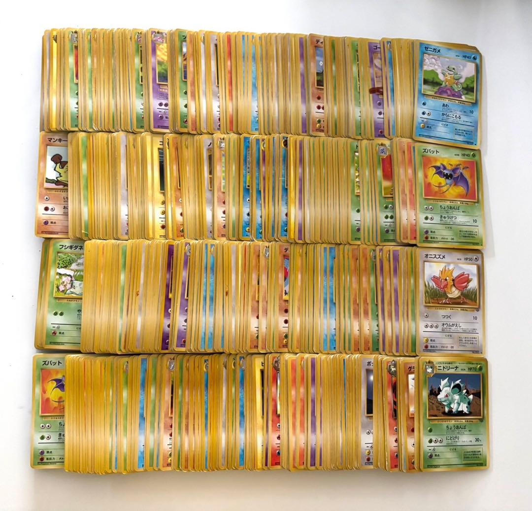旧③ ポケモンカード 旧裏 旧裏面 約1000枚 モンスターのみ