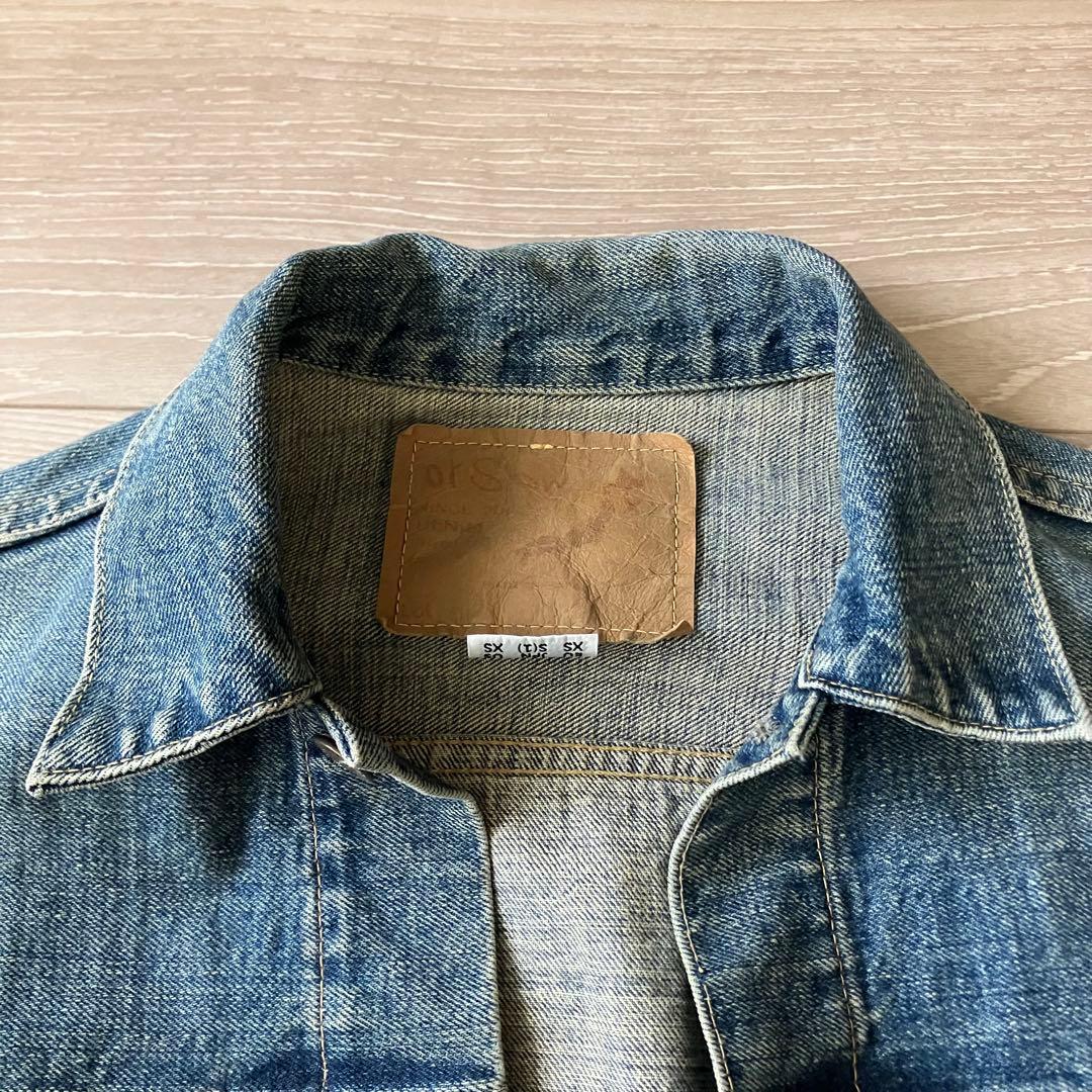 【美品】オアスロウ 2ndタイプ デニムジャケット S