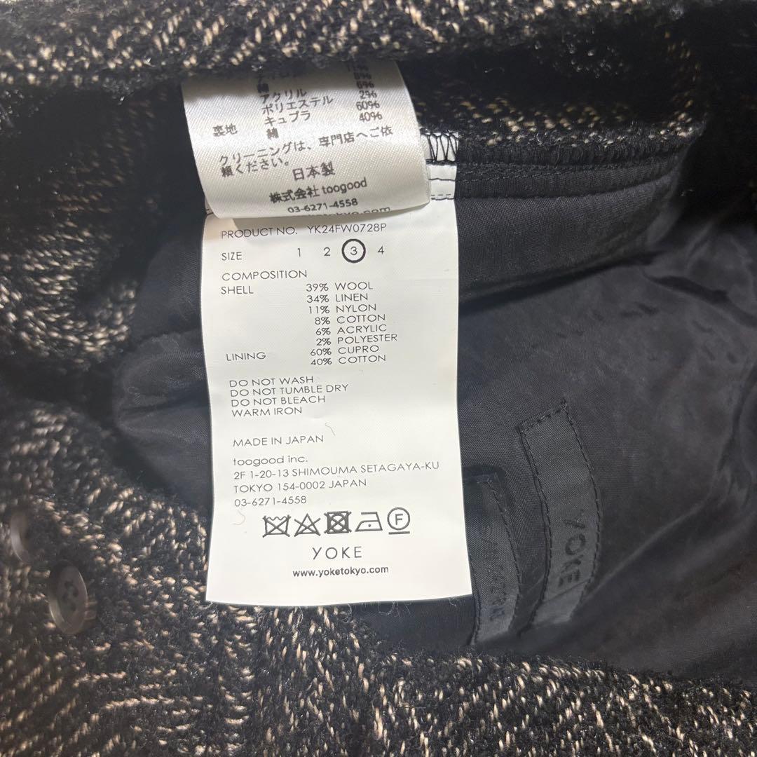 【美品】YOKE☆ツイードスラックス☆☆色