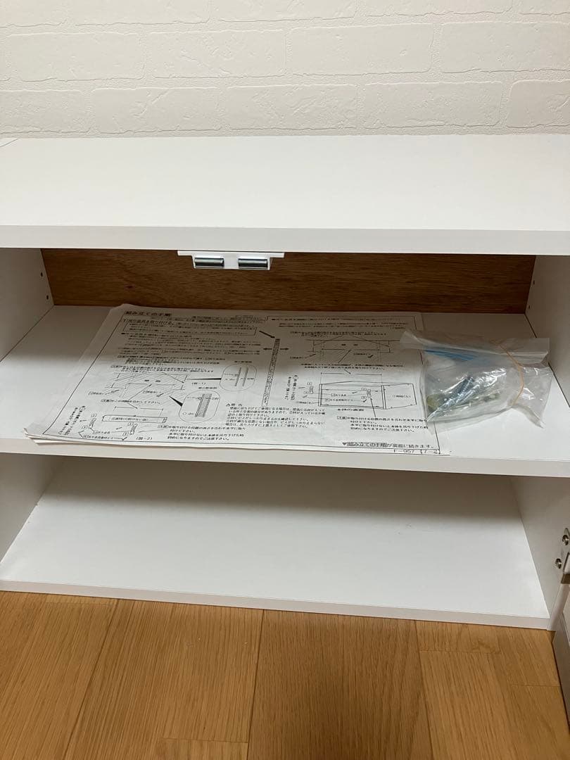 『値下げ』ホワイト木製家具トイレテレビ台キッチン収納キャビネット