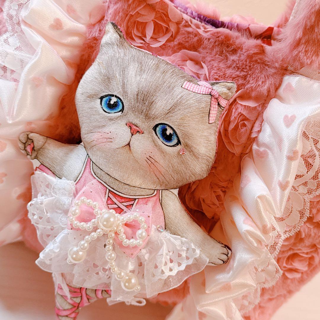 あ*き様 コヤンイサムチョン♡新作バレリーナルミちゃんの薔薇ファーフリルトートバ