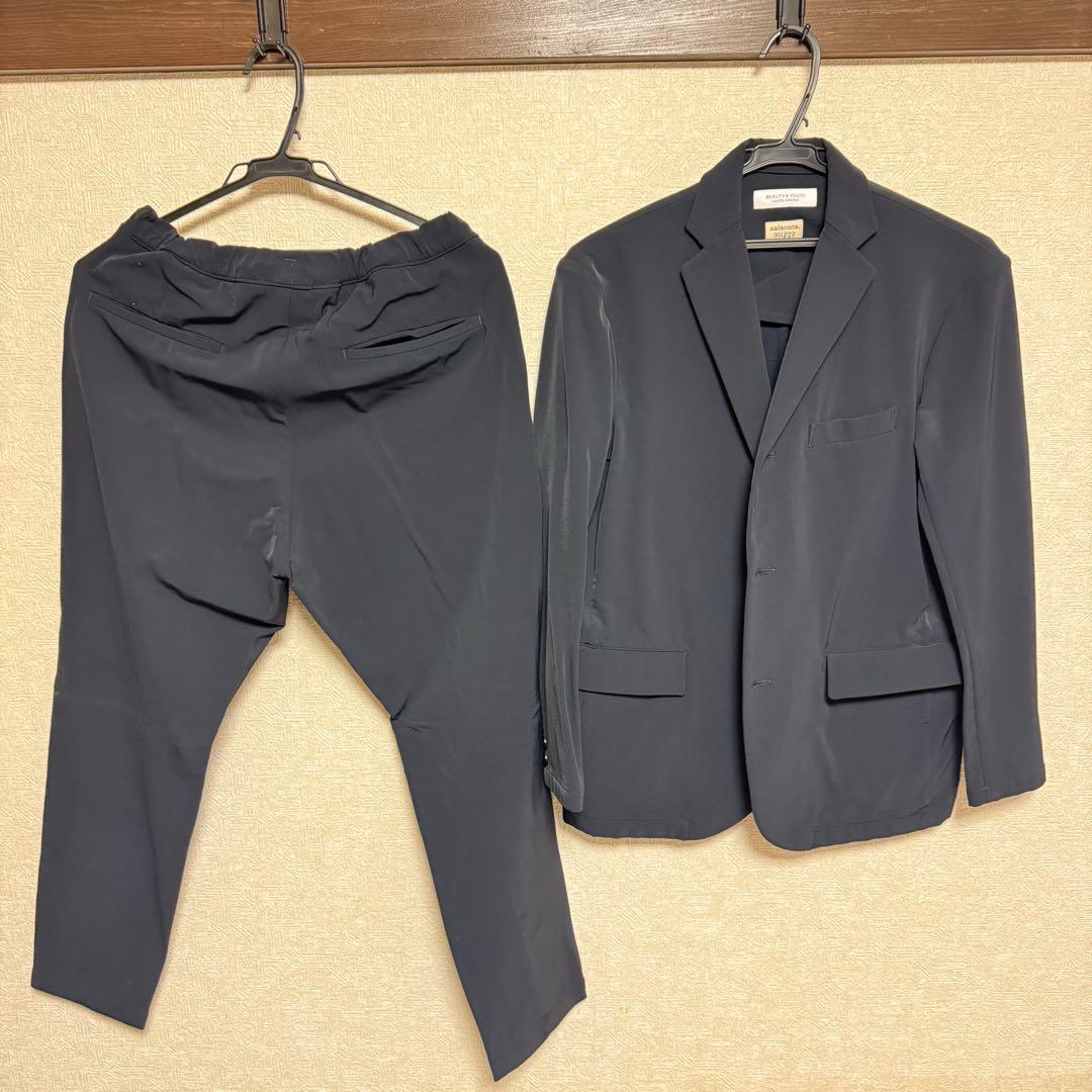 B&Y ユナイテッドアローズ　TORAYsalacona セットアップスーツ　M
