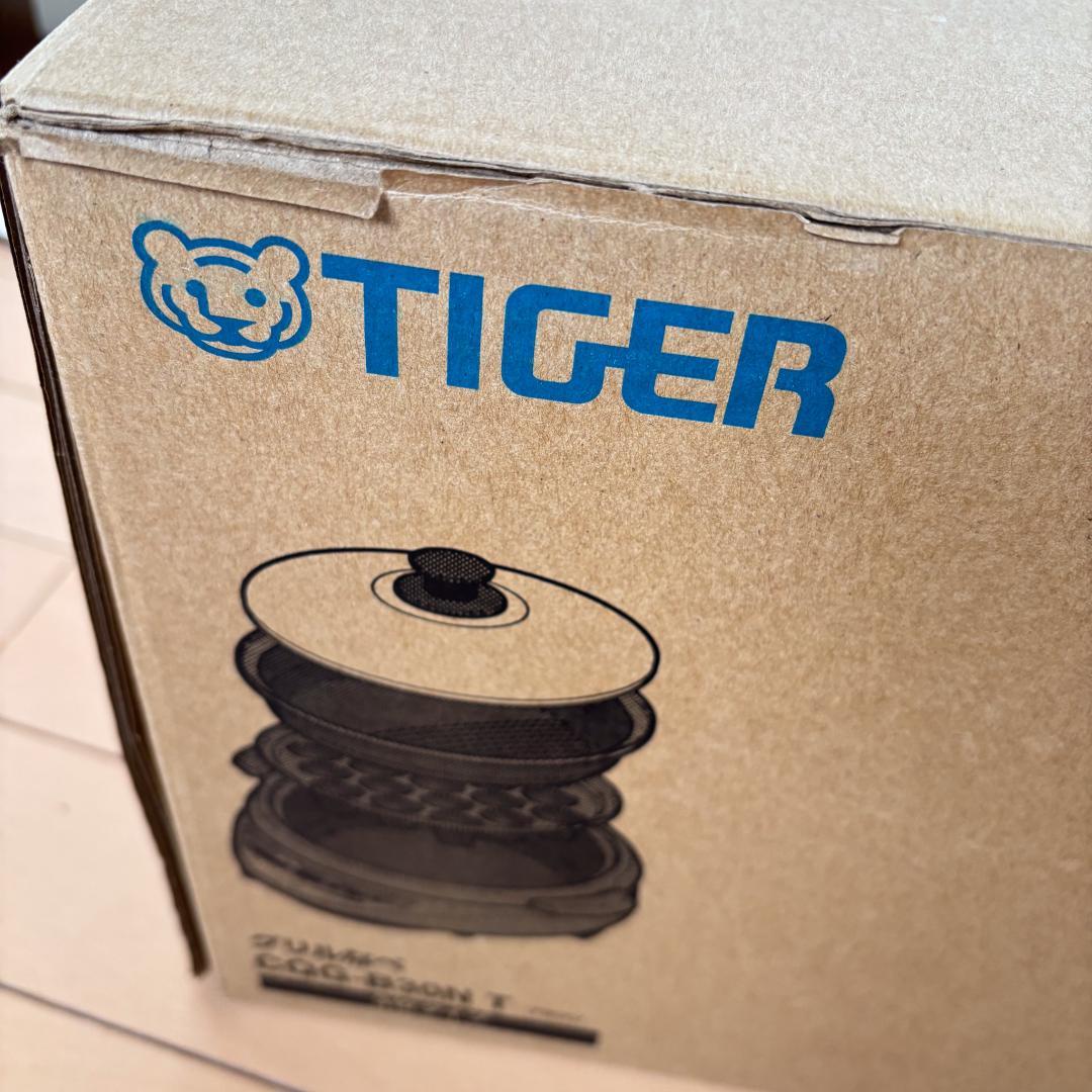【未使用品】TIGER ホットプレート CQG-B30N-T