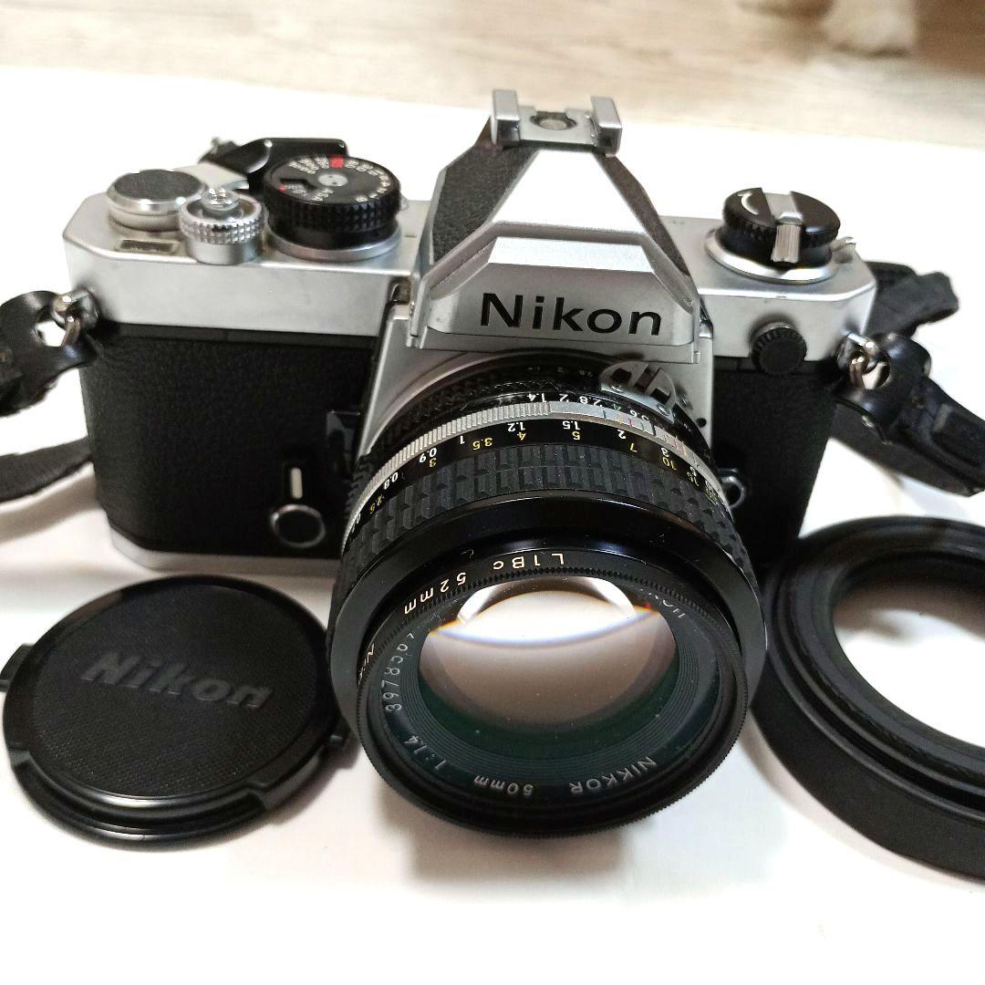 フィルム一眼レフNikon FM+非Ai Nikkor 50mm f1.4　中古