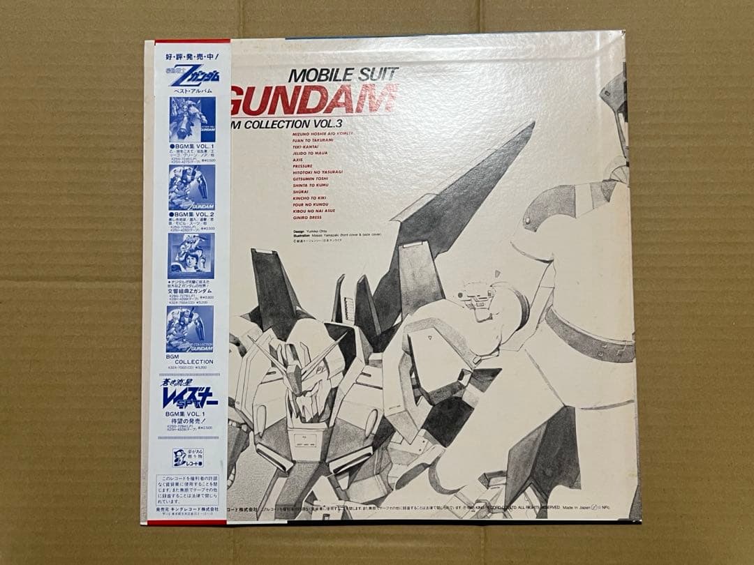 LPレコード 機動戦士Zガンダム BGM集VOL．1.2.3