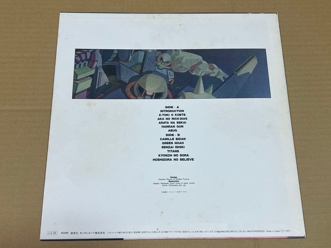 LPレコード 機動戦士Zガンダム BGM集VOL．1.2.3