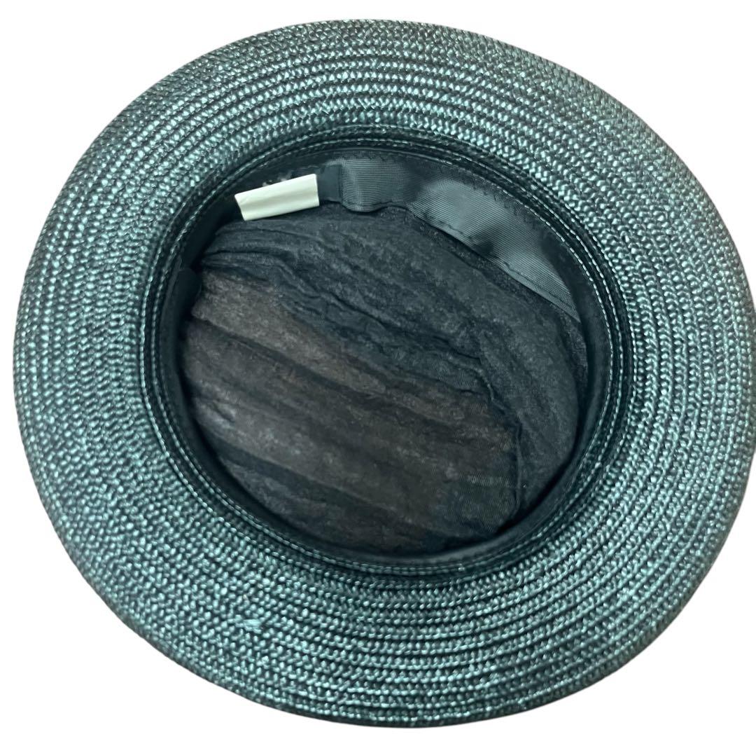 Ｙ'ｓ　ヨウジヤマモト　ワイズ　帽子　BLACK 変形　異素材　透け感