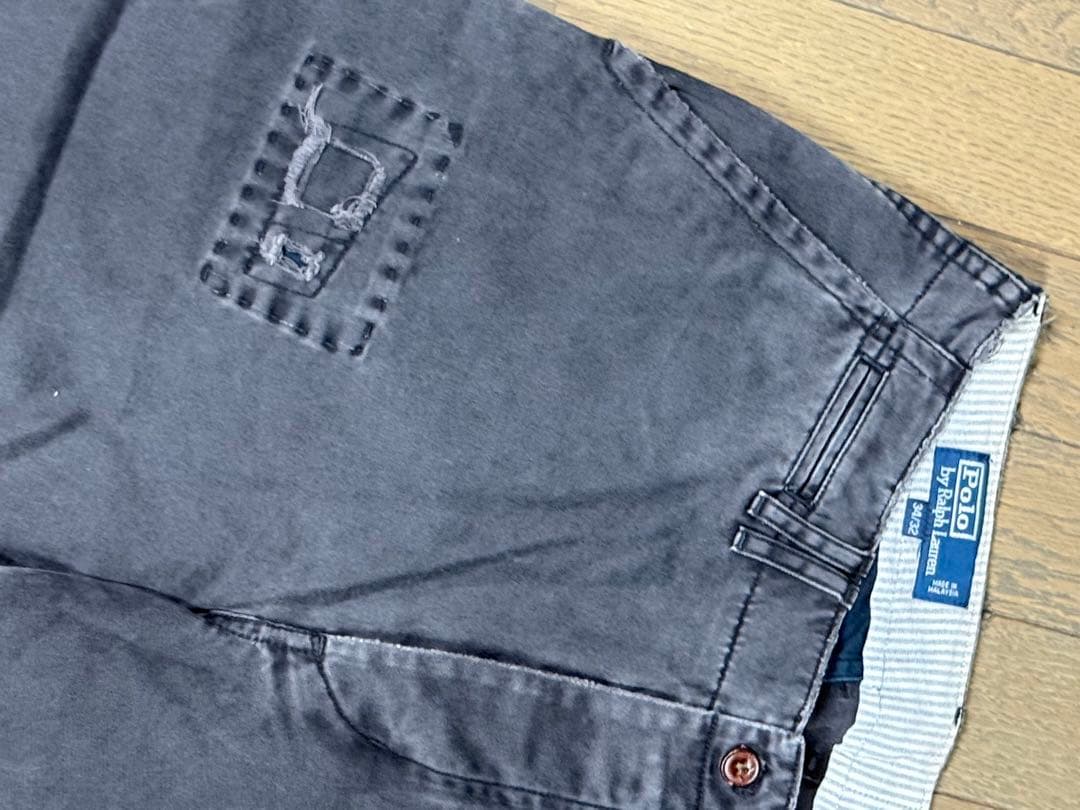 ラルフローレン RalphLauren ダメージ加工 ワークパンツ 34/32