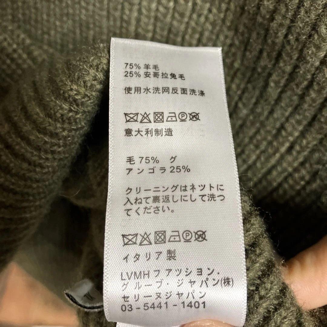 CELINE オリーブロゴ入り ウールニットセーター【1】