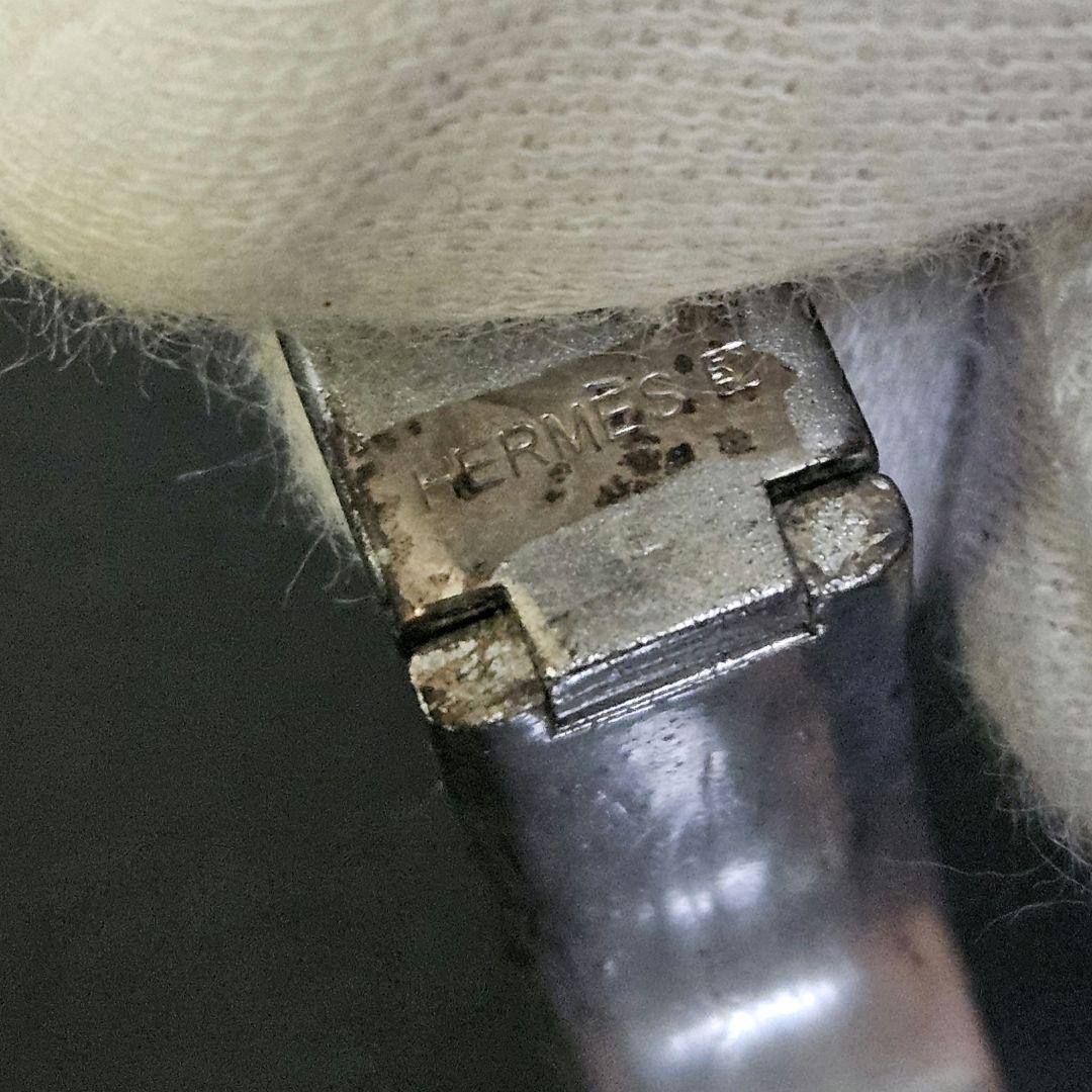【中古】HERMES ブレスレット クリックH クリッククラック ブラック