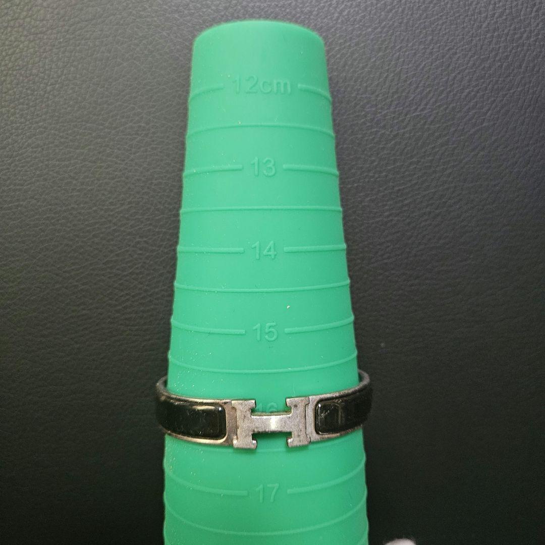 【中古】HERMES ブレスレット クリックH クリッククラック ブラック