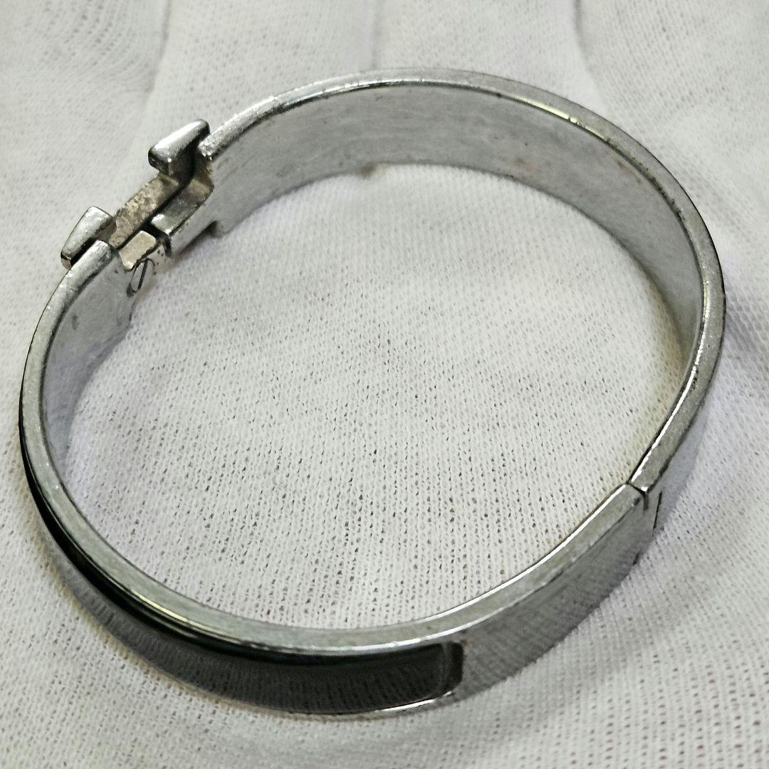 【中古】HERMES ブレスレット クリックH クリッククラック ブラック