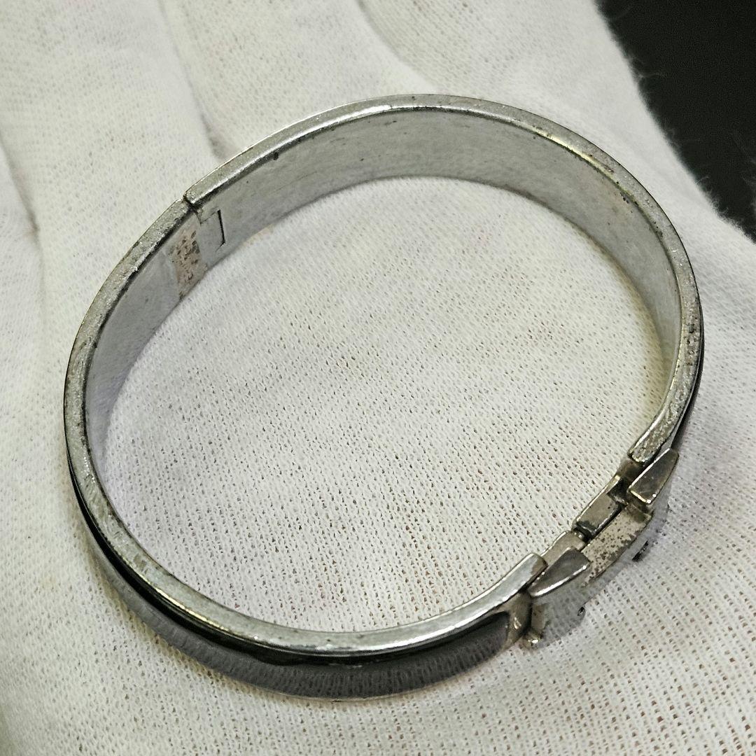 【中古】HERMES ブレスレット クリックH クリッククラック ブラック