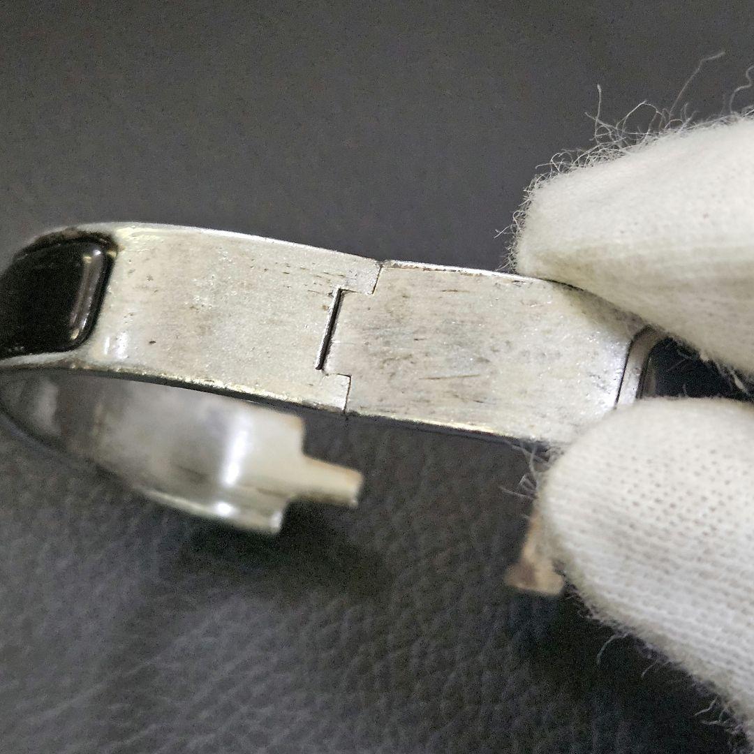 【中古】HERMES ブレスレット クリックH クリッククラック ブラック