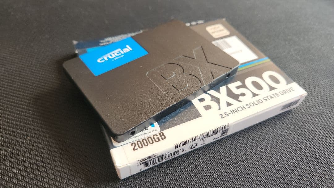 Crucial BX500 2.5インチ SATASSD 2TB