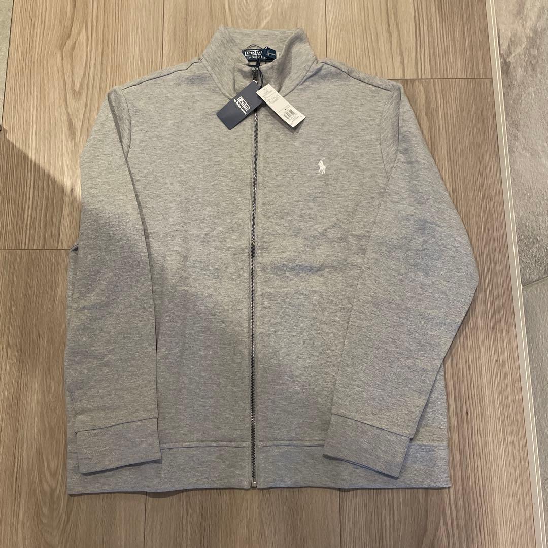 【新品未使用】ラルフローレン　ロンハーマン別注　ニットトラックジャケット　グレー