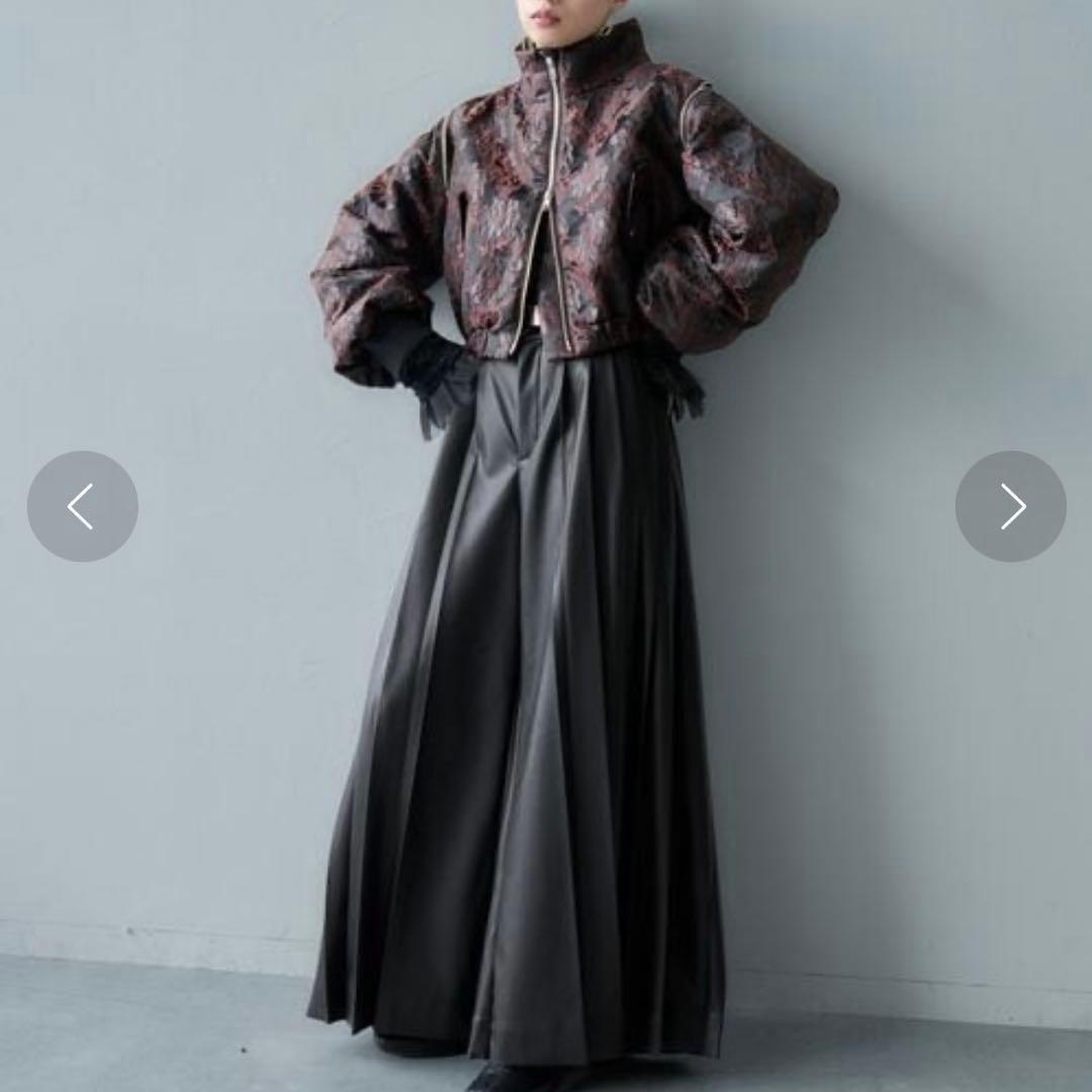 HARE 2WAY エアサーマルジャガードブルゾン　ブラック　オレンジ