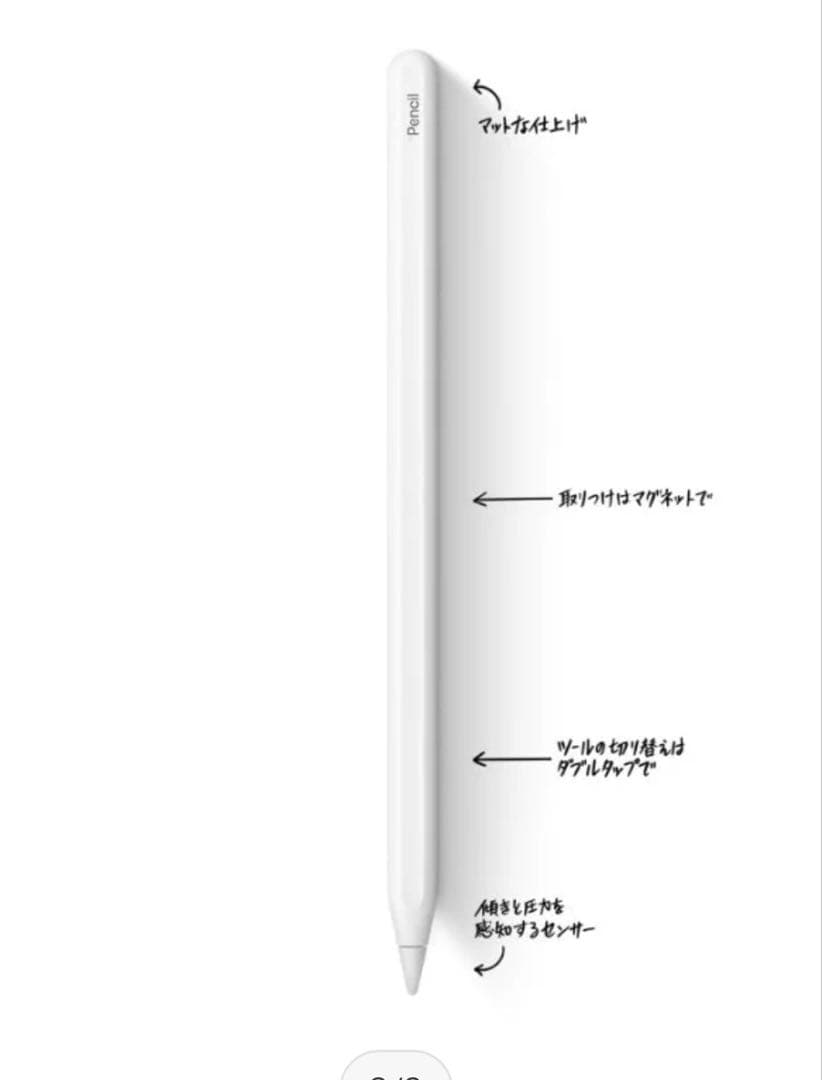 新品未使用 ⭐︎アップル Apple Pencil（第2世代）開封済み