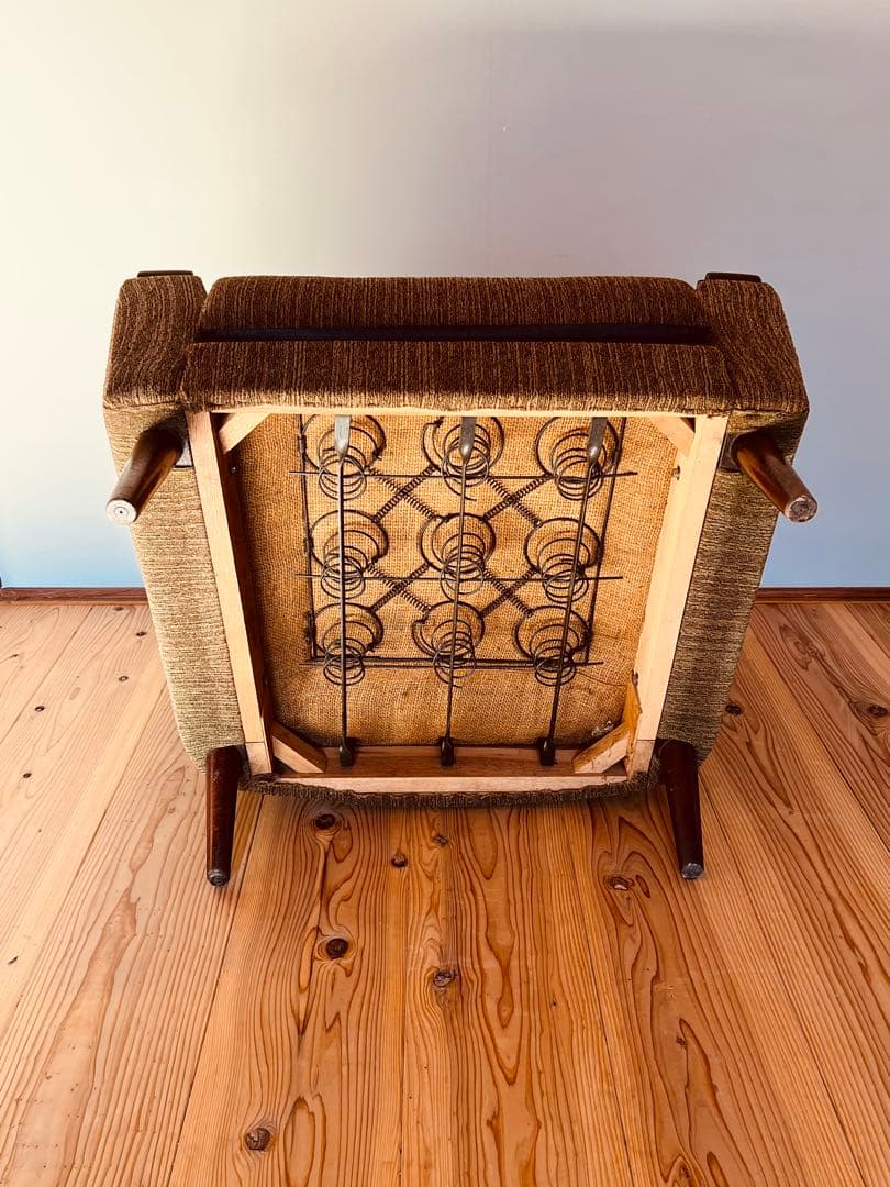 1ヴィンテージ　アームチェア　1人掛けソファ　ラウンジチェア　ミッドセンチュリー