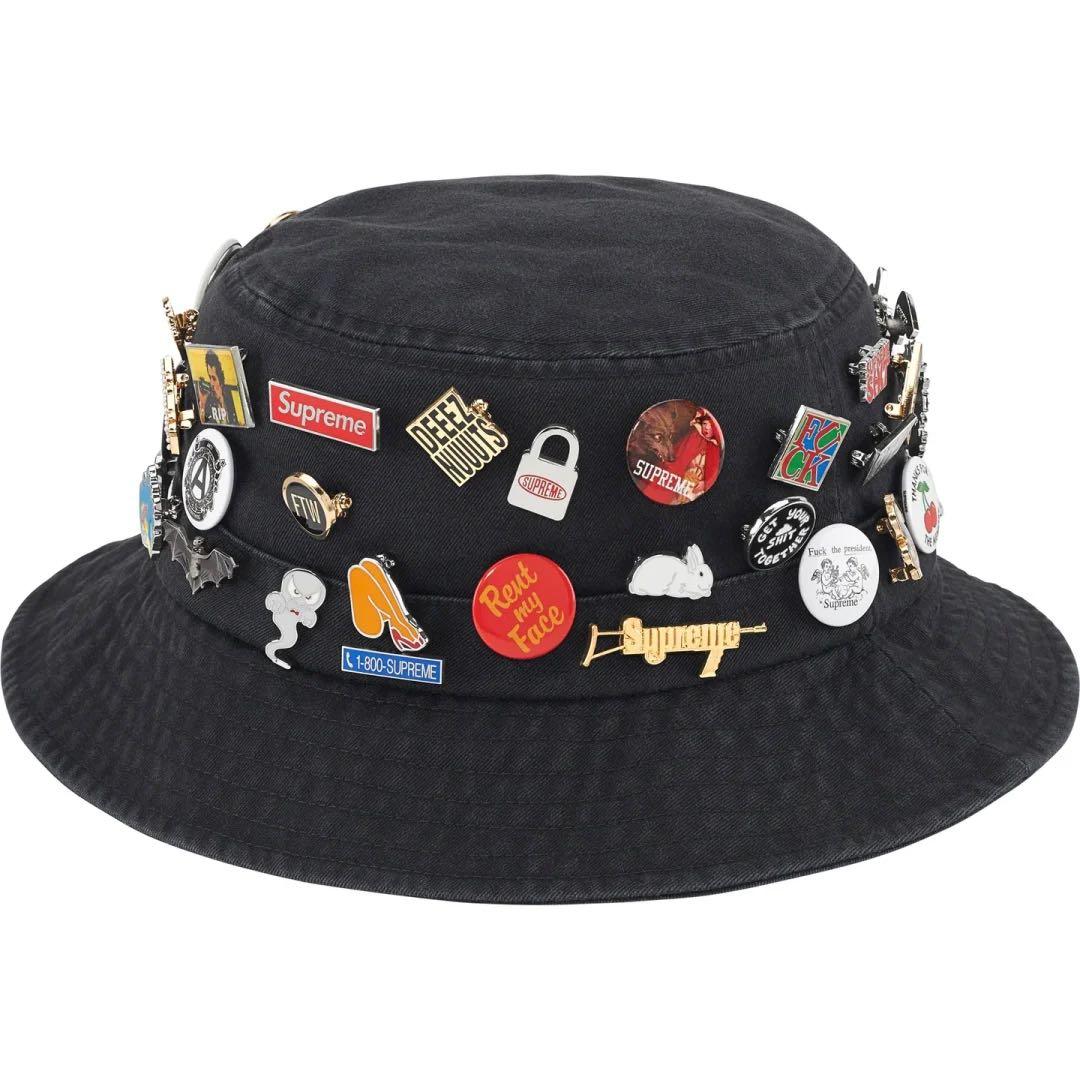 Supreme Pins Crusher Black M/Lサイズ