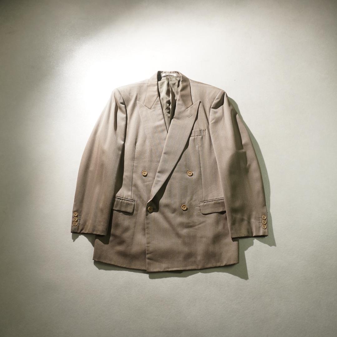 Karl Helmut ストライプ柄ダブルセットアップスーツ/VW173