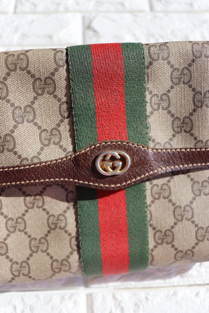 GUCCI GG柄 シェリーライン ヴィンテージ クラッチ セカンドバック