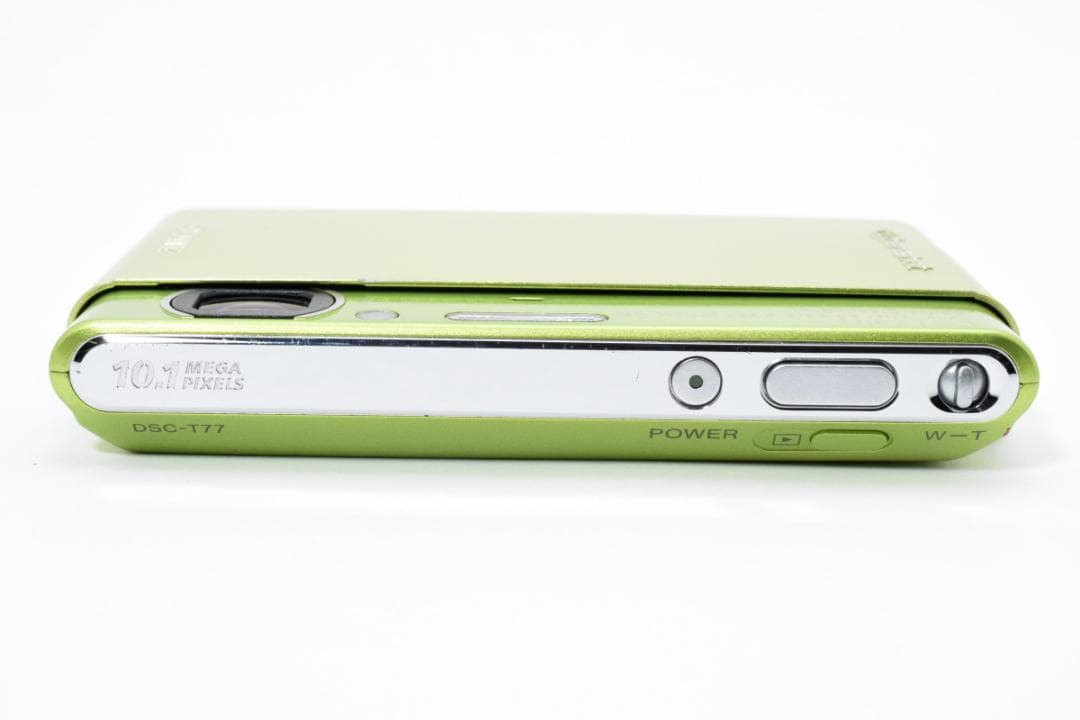ソニー　SONY Cyber-shot DSC-T77 グリーン《動作確認済み》