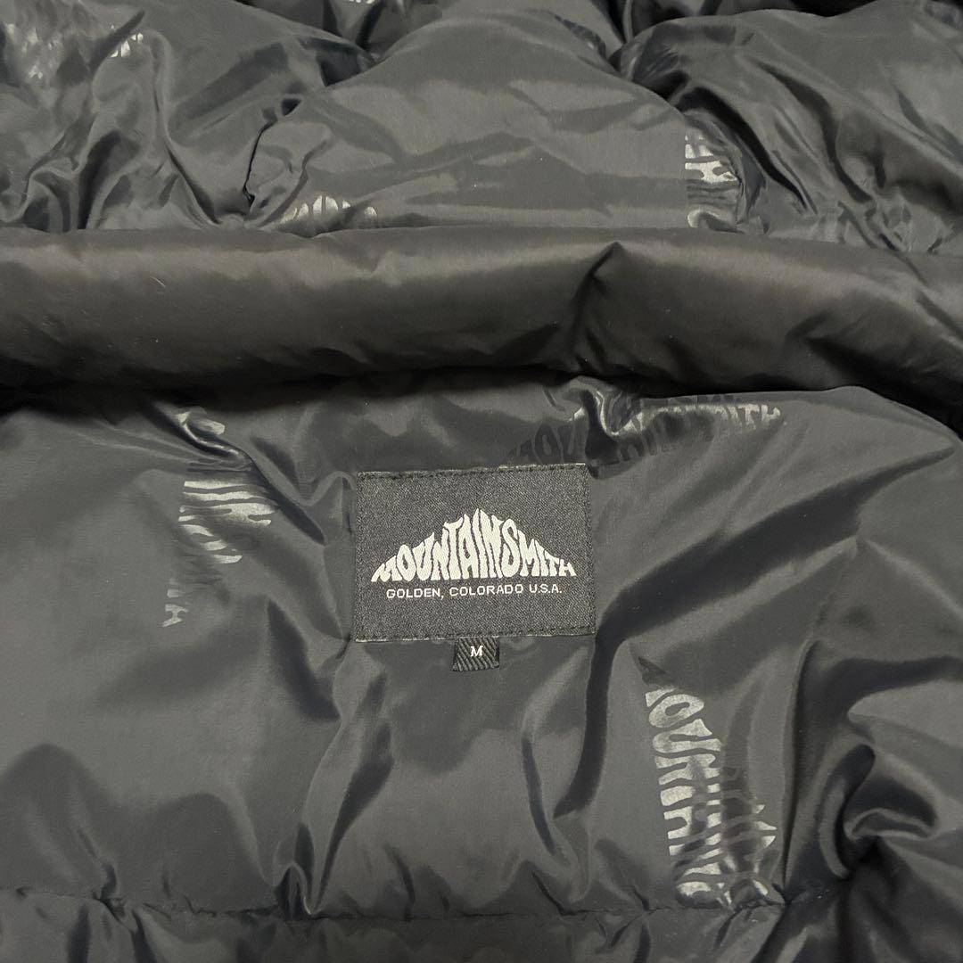 最終値下げ中 マウンテンスミス ダウンジャケット 黒 M ドローコード ダウン