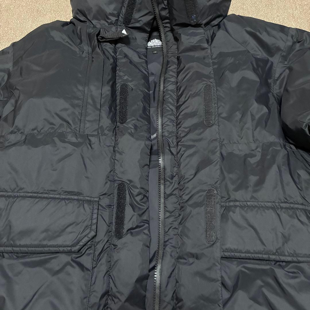 最終値下げ中 マウンテンスミス ダウンジャケット 黒 M ドローコード ダウン