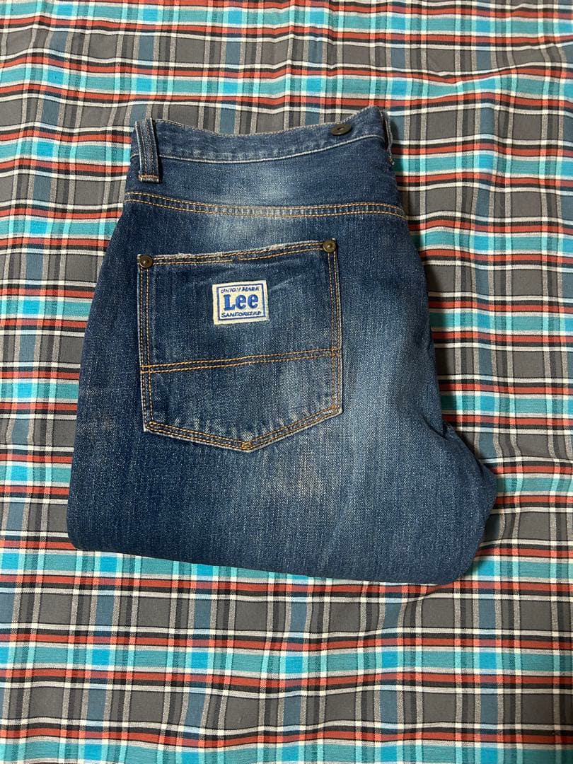 Lee ワークパンツ ダークブルー