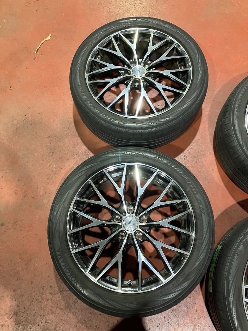 ①レオニスMX 18インチ　7J 114.3 インセット53 2本