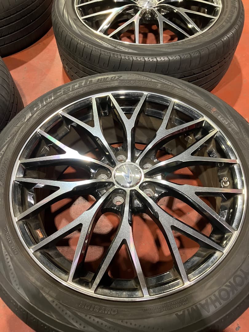 ①レオニスMX 18インチ　7J 114.3 インセット53 2本