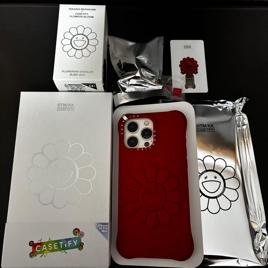 【村上隆 x CASETiFY】FLOWERS BLOOM フィギア RED